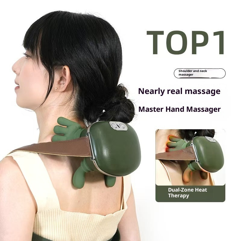 Trapezius Neck & Shoulder Massager, Deep Tissue Pain Relief Device