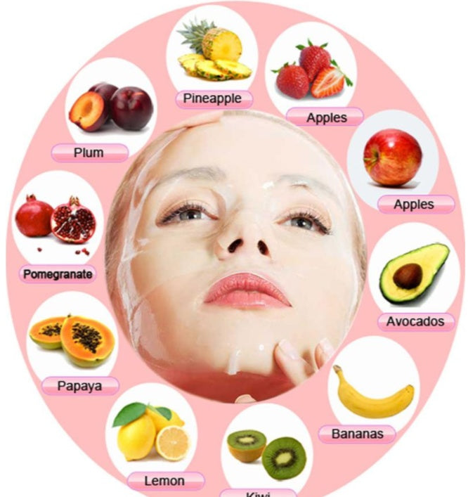 Natural Fruit & Vegetable DIY Facial Mask Machine – Automatic Collagen Skin Spa Treatment at Home