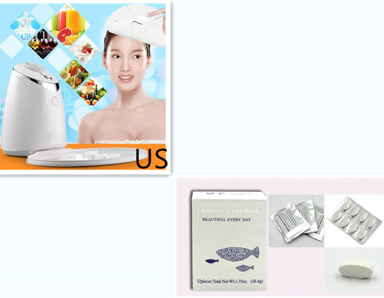 Natural Fruit & Vegetable DIY Facial Mask Machine – Automatic Collagen Skin Spa Treatment at Home