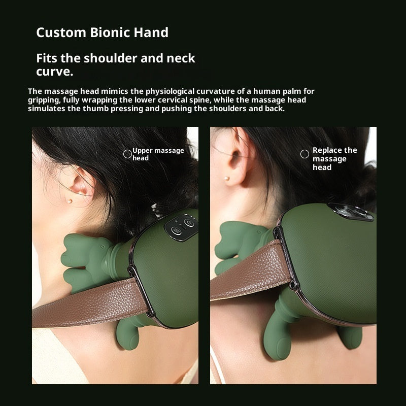 Trapezius Neck & Shoulder Massager, Deep Tissue Pain Relief Device