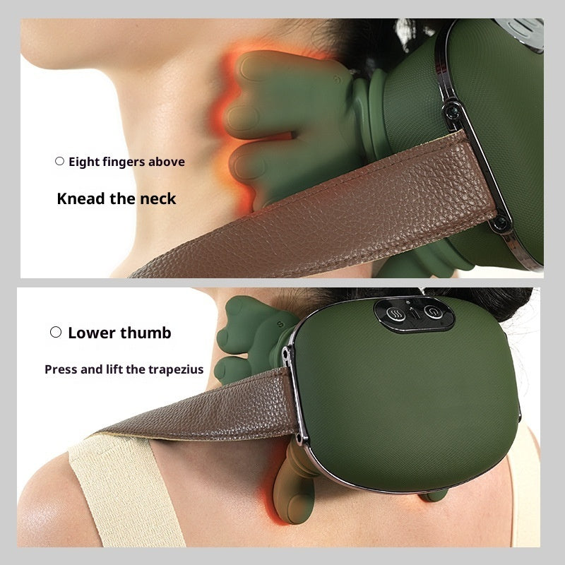 Trapezius Neck & Shoulder Massager, Deep Tissue Pain Relief Device